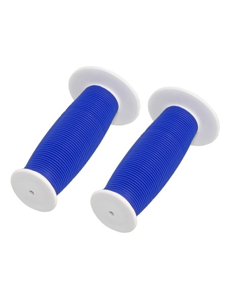 Mushroom Grips 7/8 long 115mm White/Blue.